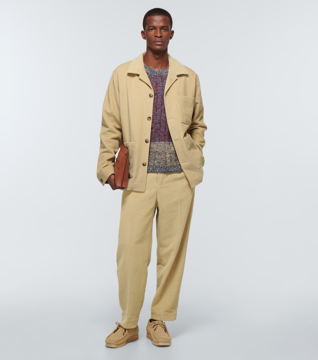 Pantalones de algodón acordonados | Nanushka