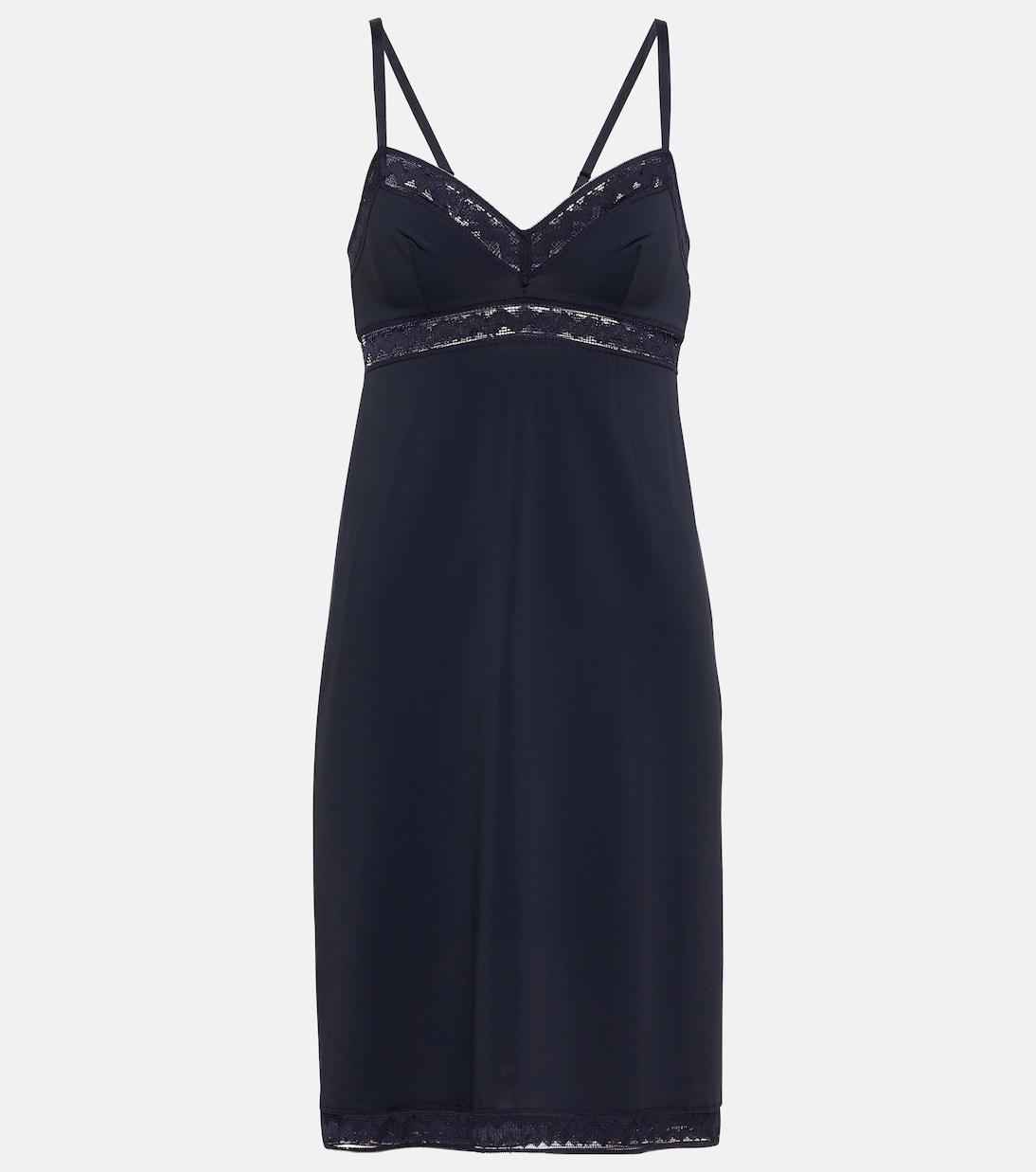 Melody lace-trimmed jersey slip dress | Eres