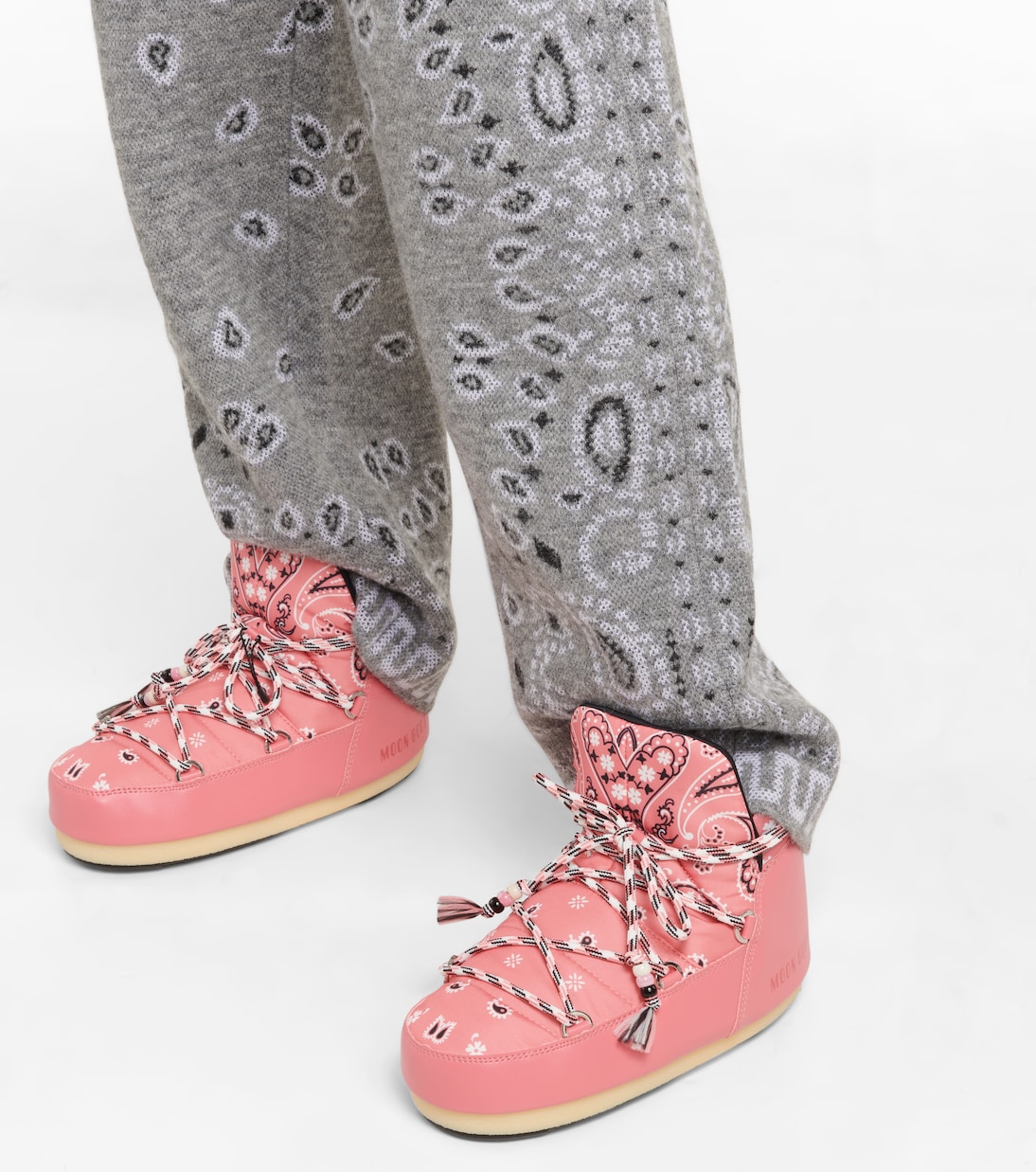 Full Moon bandana-print boots | Alanui