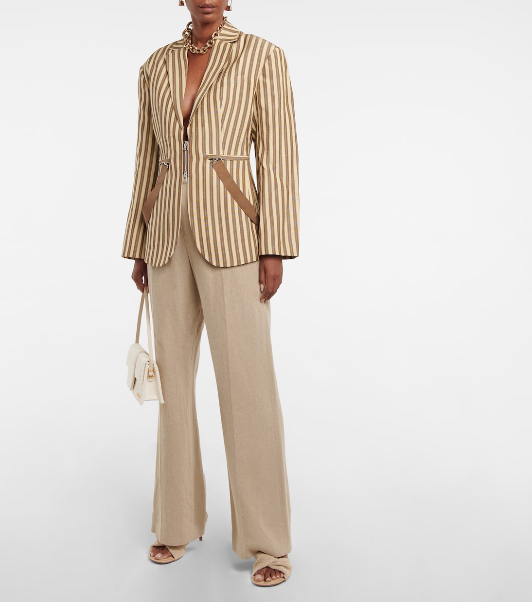 Blazer La Veste Filu a rayas | Jacquemus