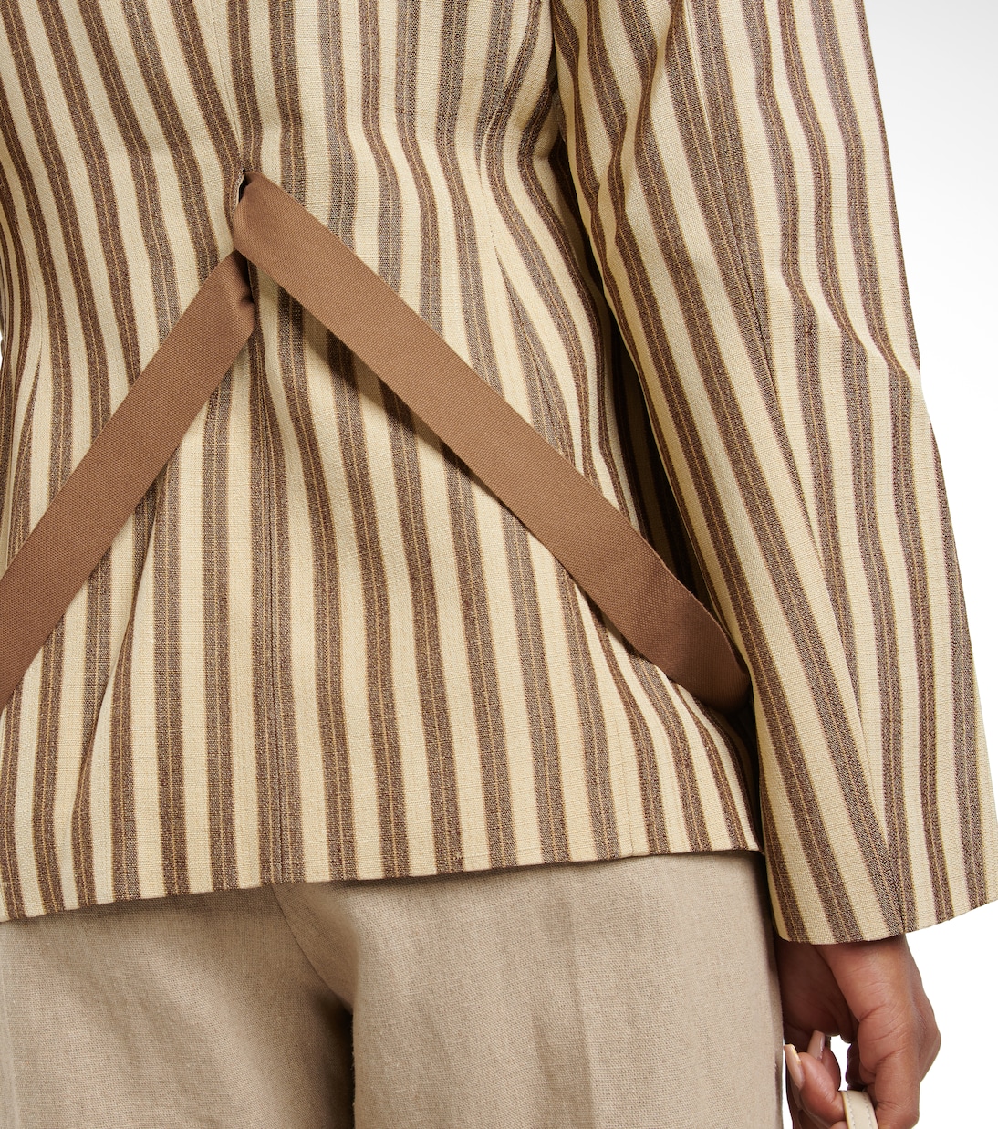 Blazer La Veste Filu a rayas | Jacquemus