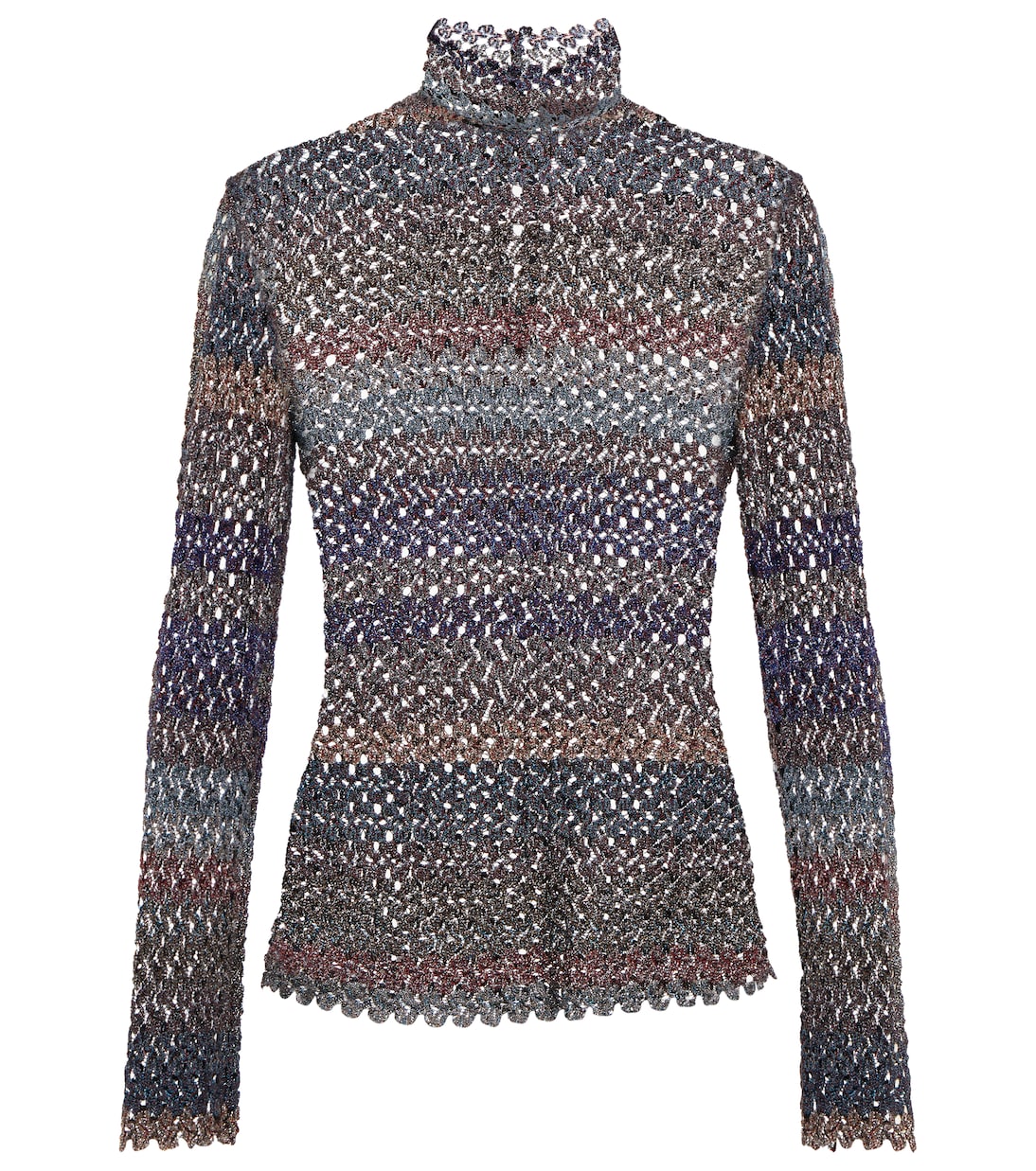 Metallic lace top | Missoni
