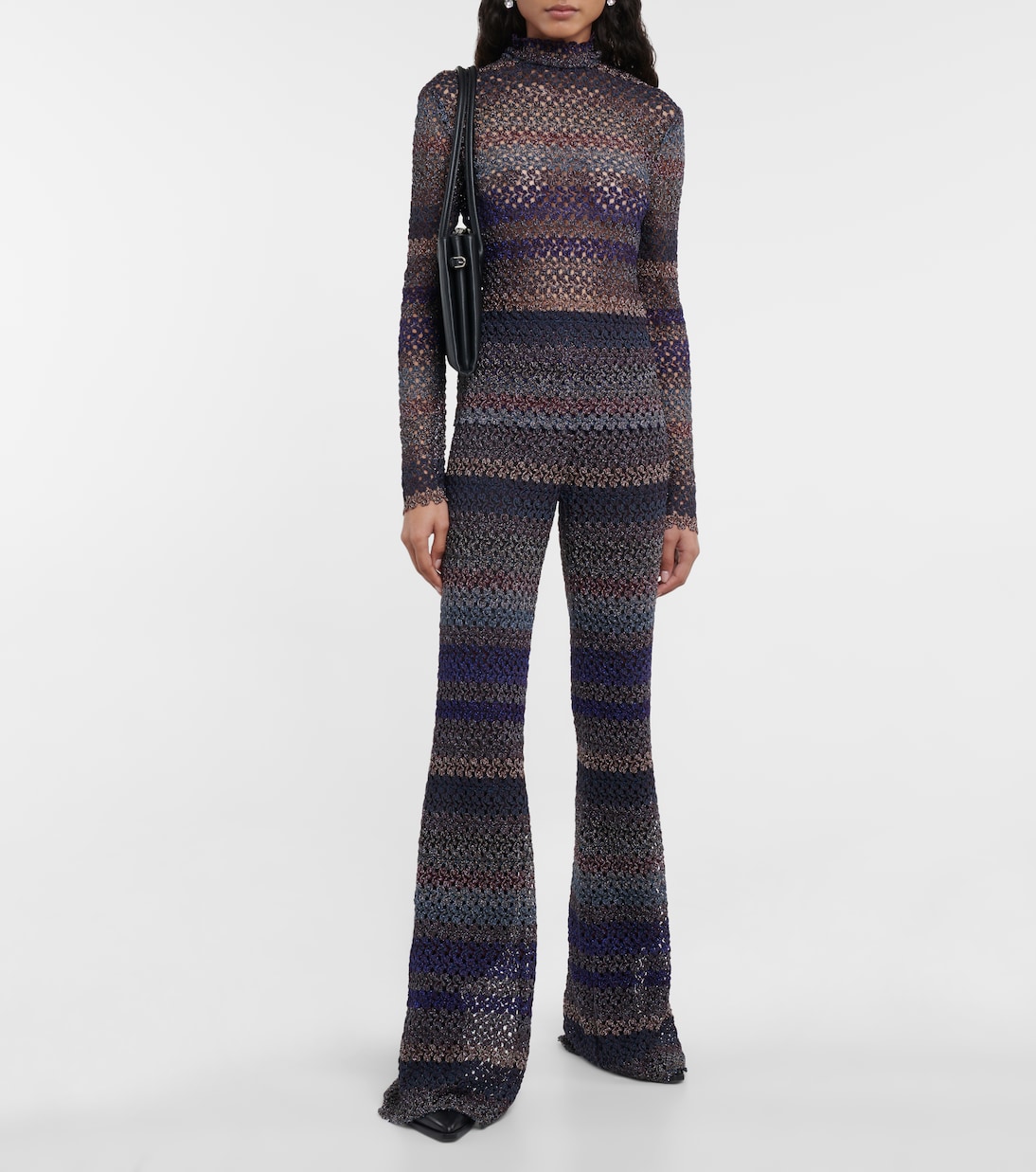 Metallic lace top | Missoni
