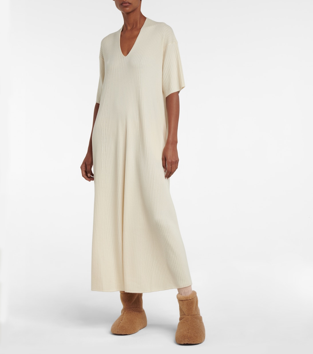 Abito midi in lana e cashmere | Loro Piana
