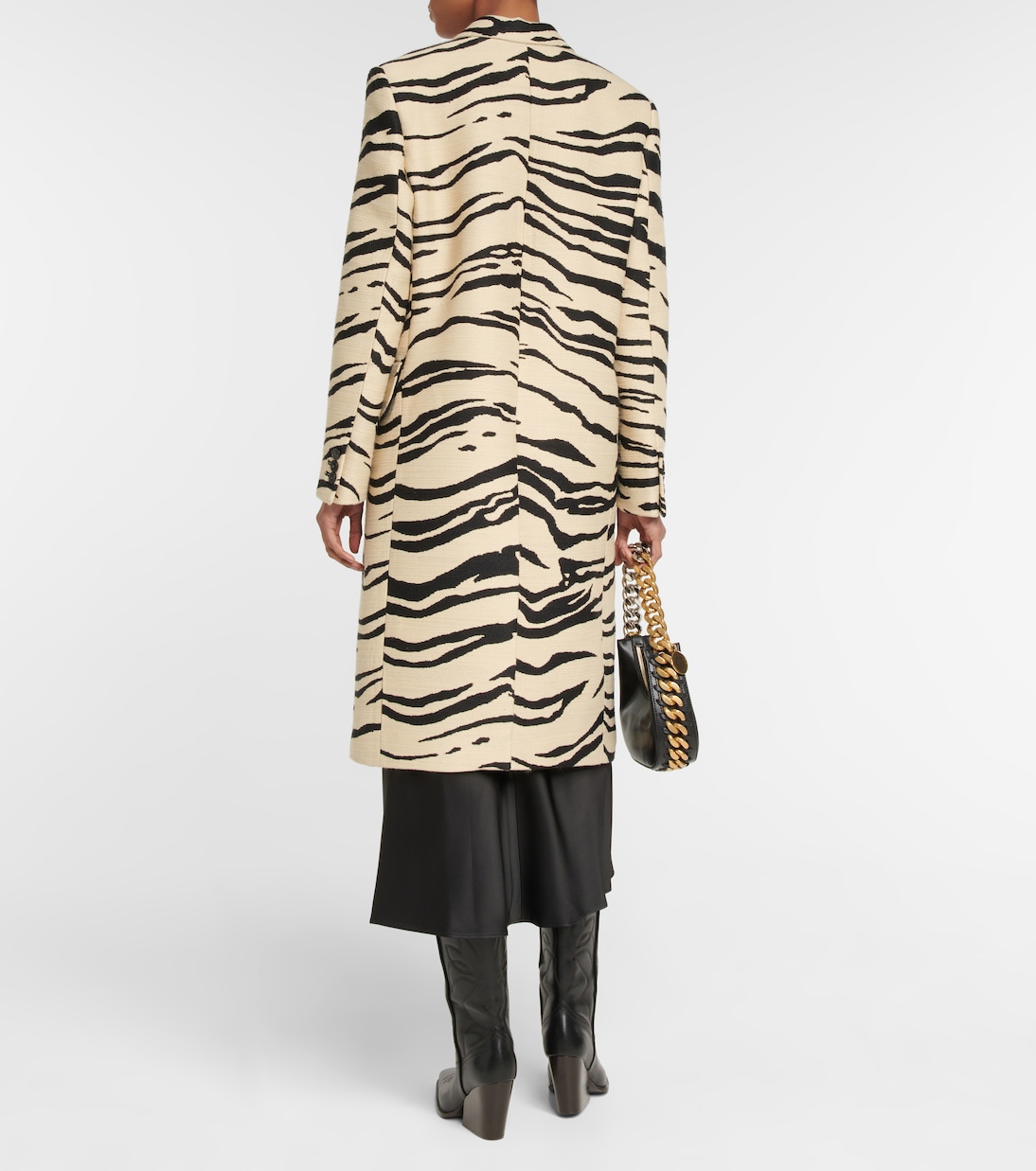Abrigo cruzado con estampado | Stella McCartney