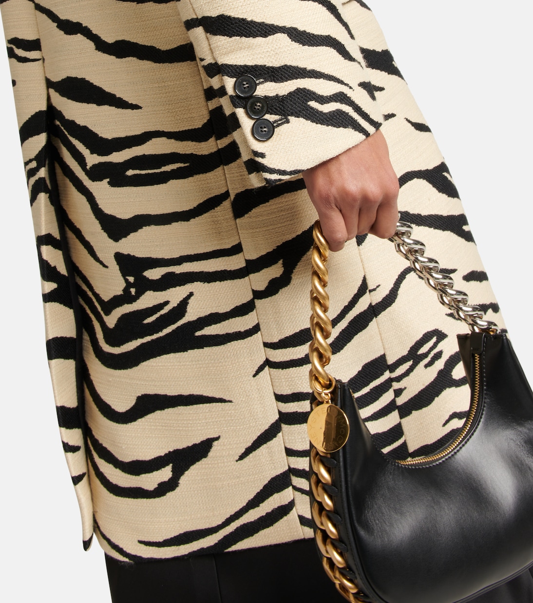 Abrigo cruzado con estampado | Stella McCartney
