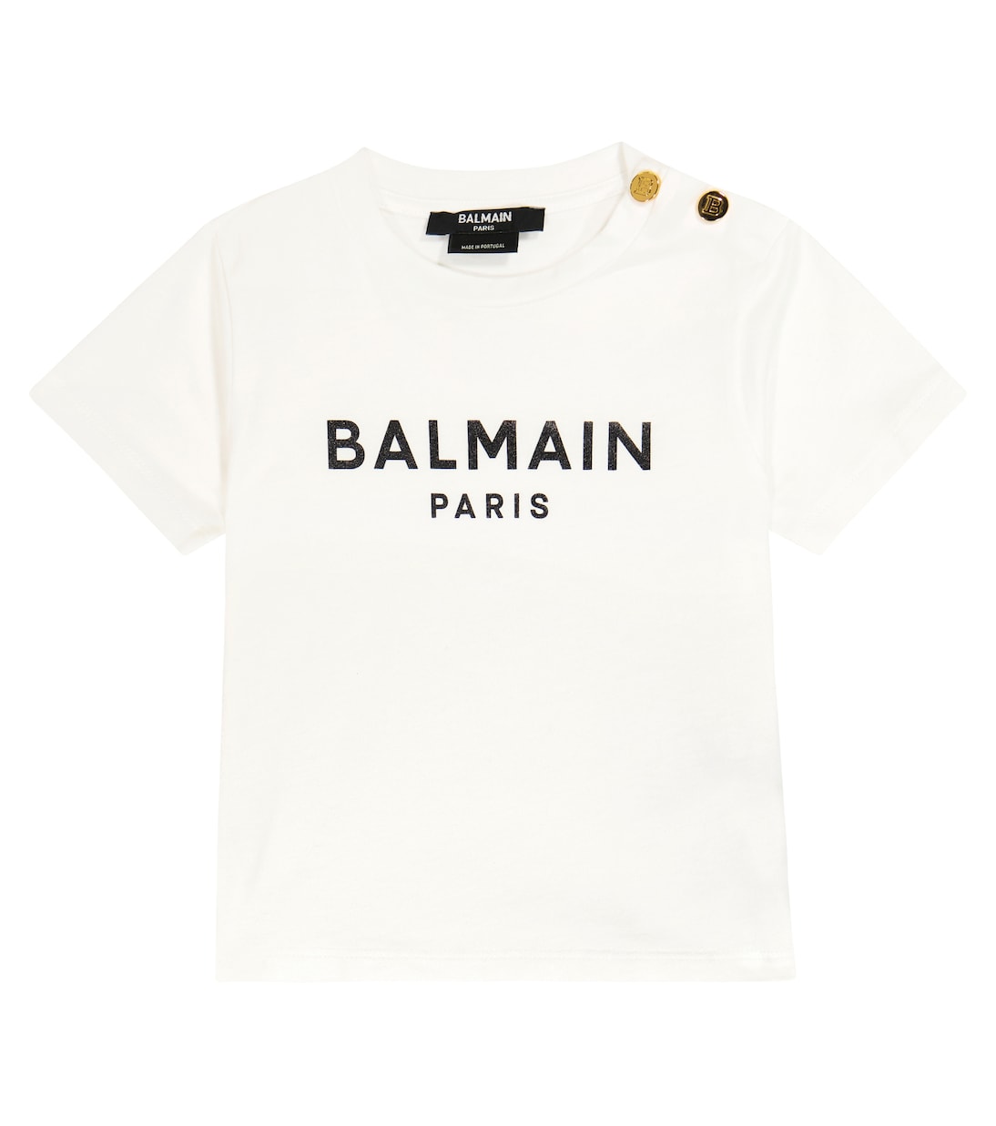 Bebé - camiseta de algodón estampada | Balmain Kids