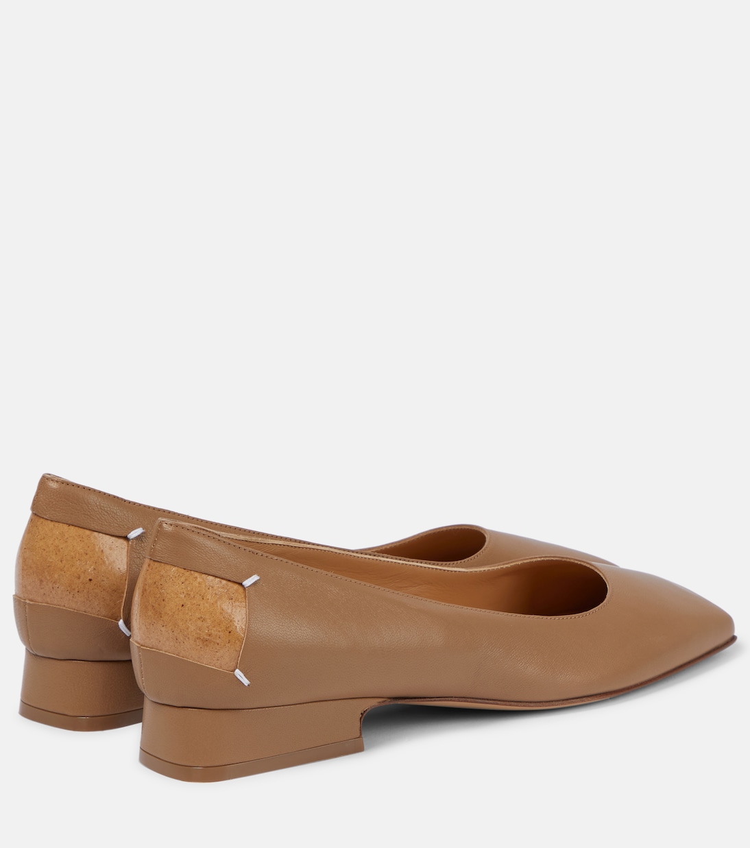 Four Stitches leather pumps | Maison Margiela