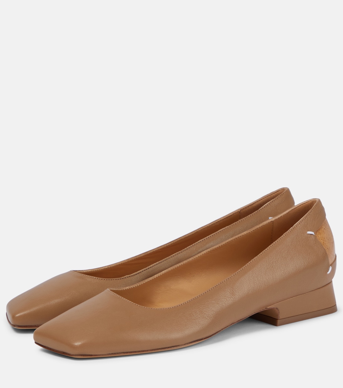 Four Stitches leather pumps | Maison Margiela