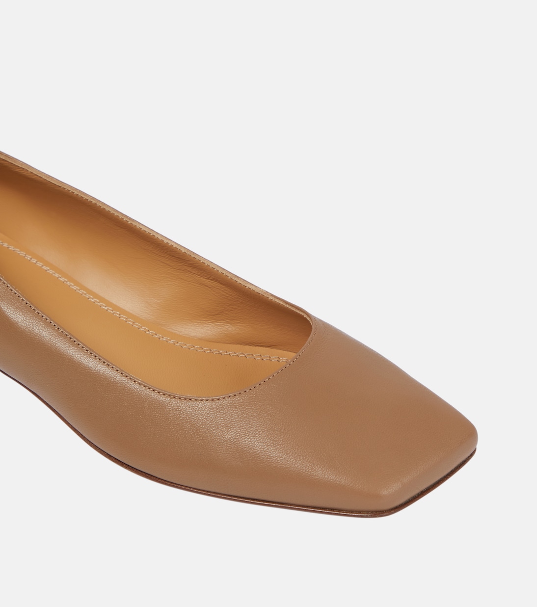 Four Stitches leather pumps | Maison Margiela