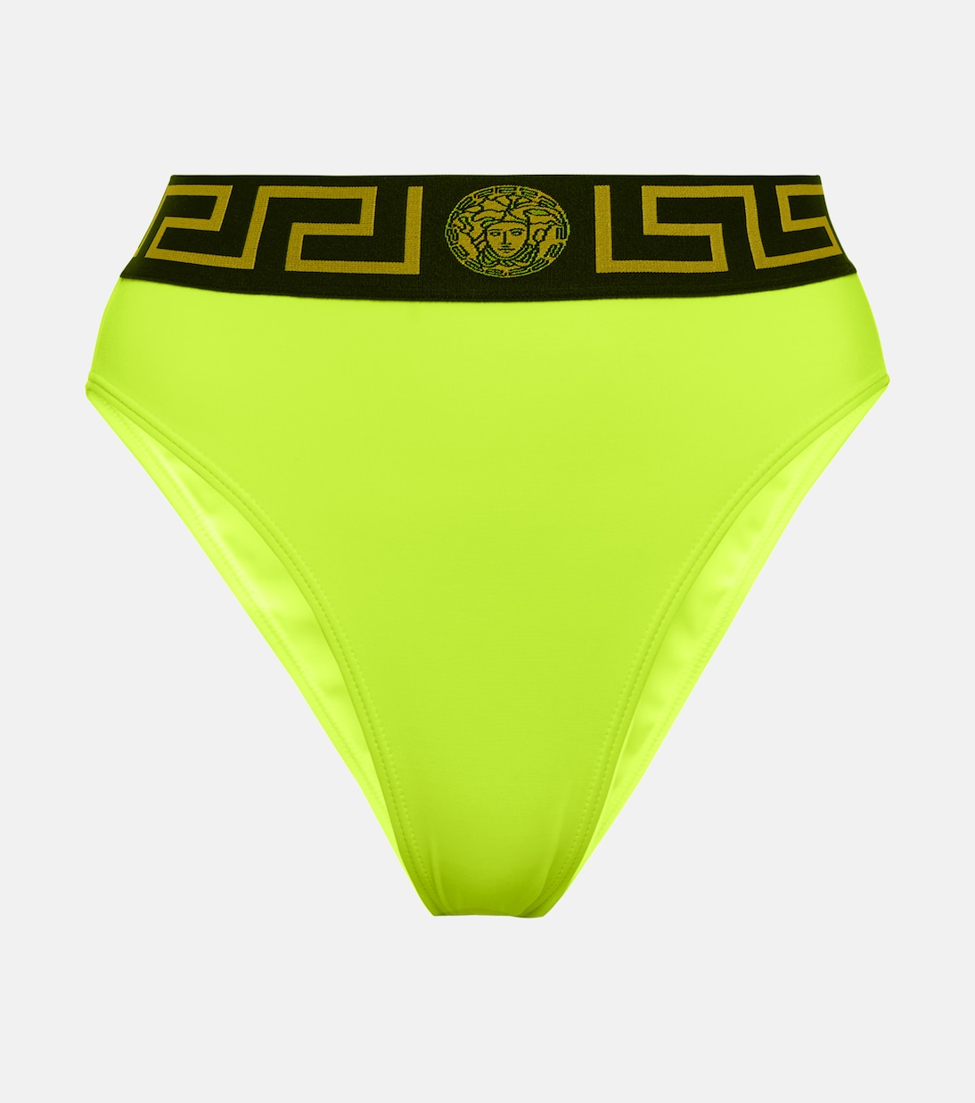 Greca high-wasted bikini bottoms | Versace