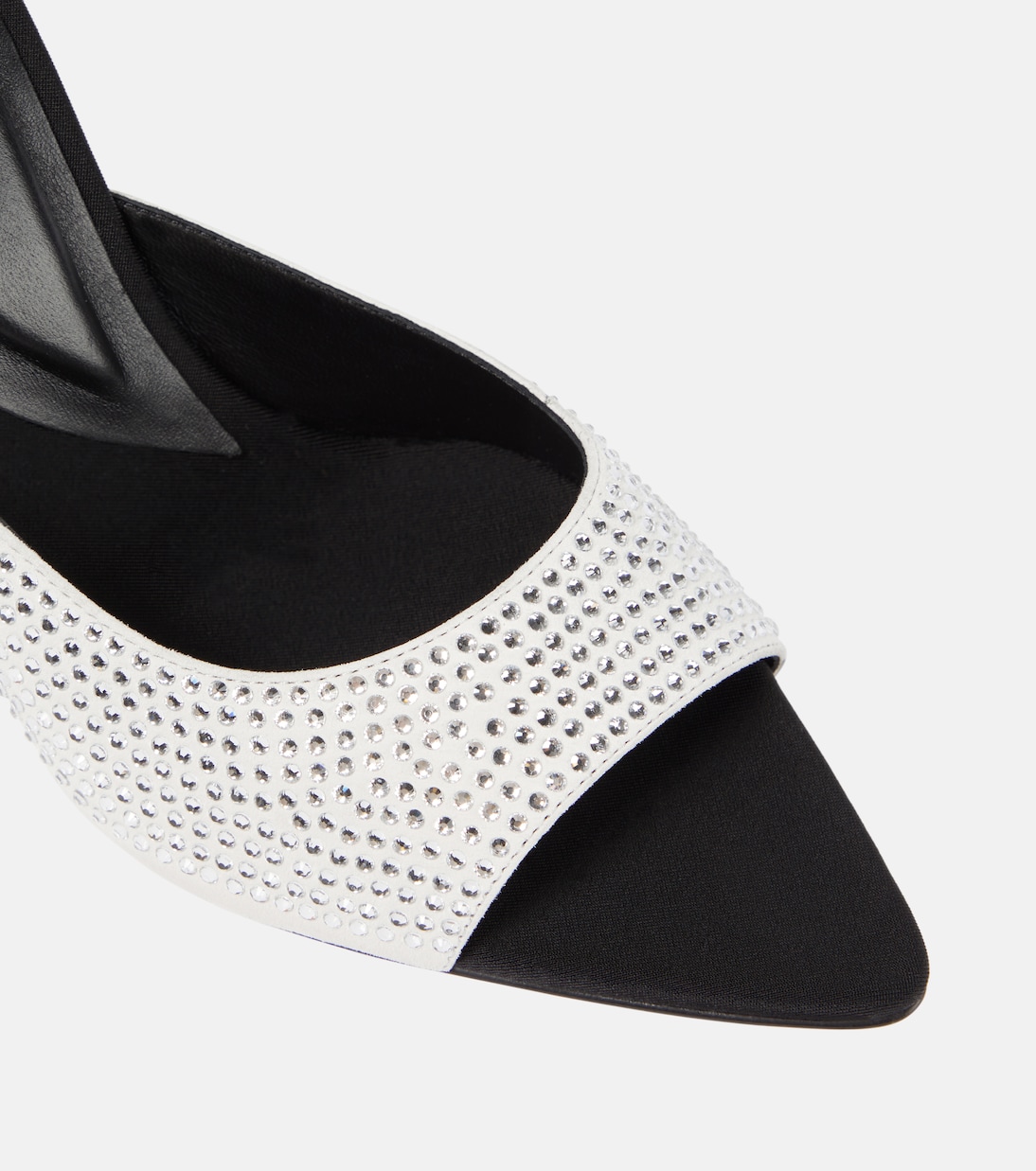 Verzierte Pantoletten Perni 04 Uni aus Leder | Gia Borghini