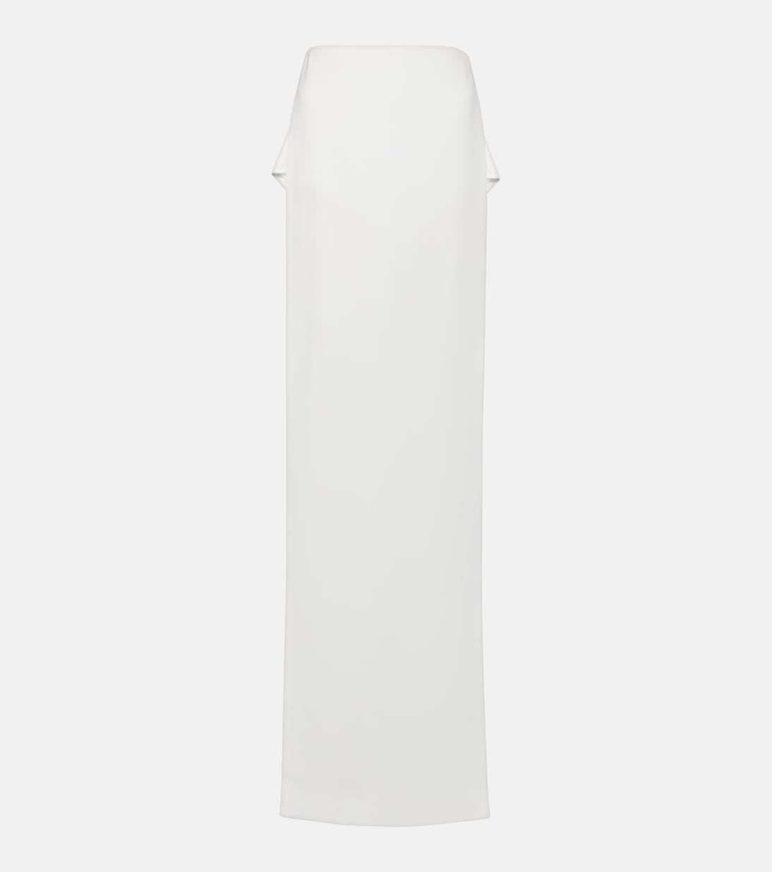 Side-slit jersey maxi skirt | Mônot