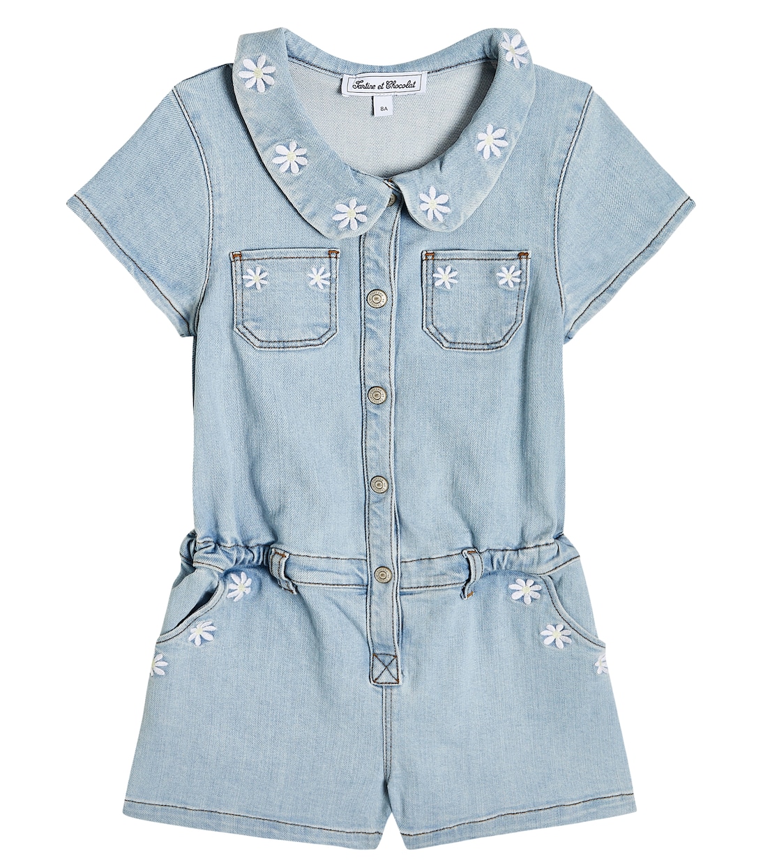 Mono en denim bordado | Tartine et Chocolat