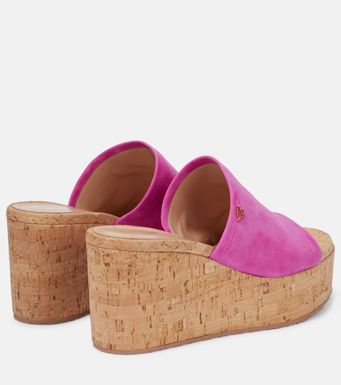 Mules con cuña de ante | Gianvito Rossi