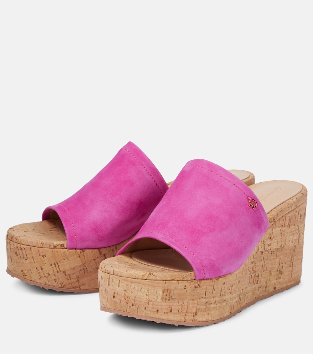 Mules con cuña de ante | Gianvito Rossi