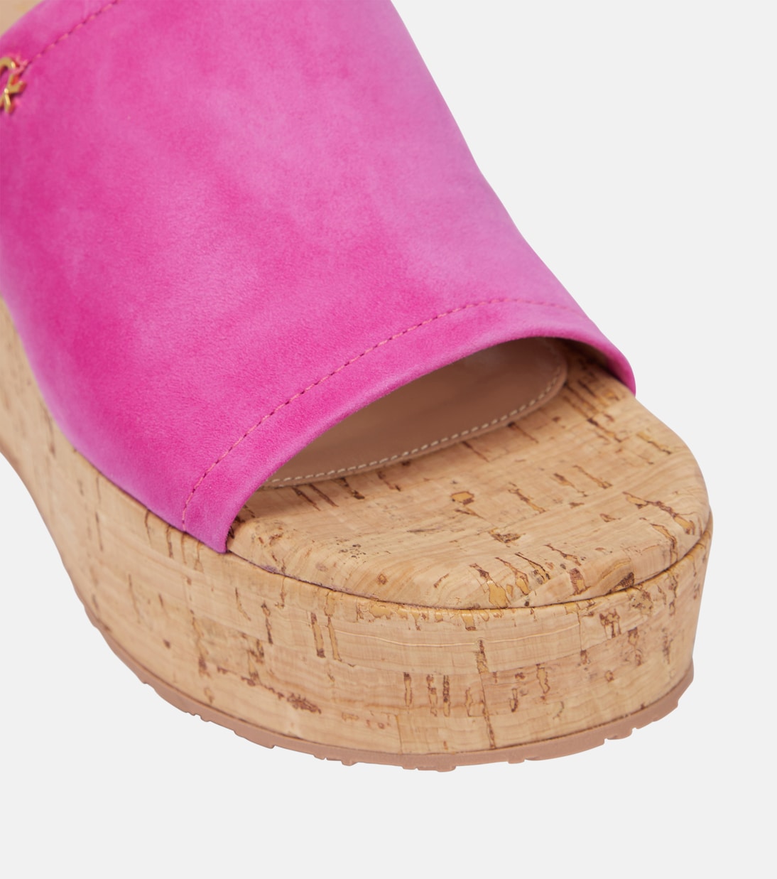 Mules con cuña de ante | Gianvito Rossi