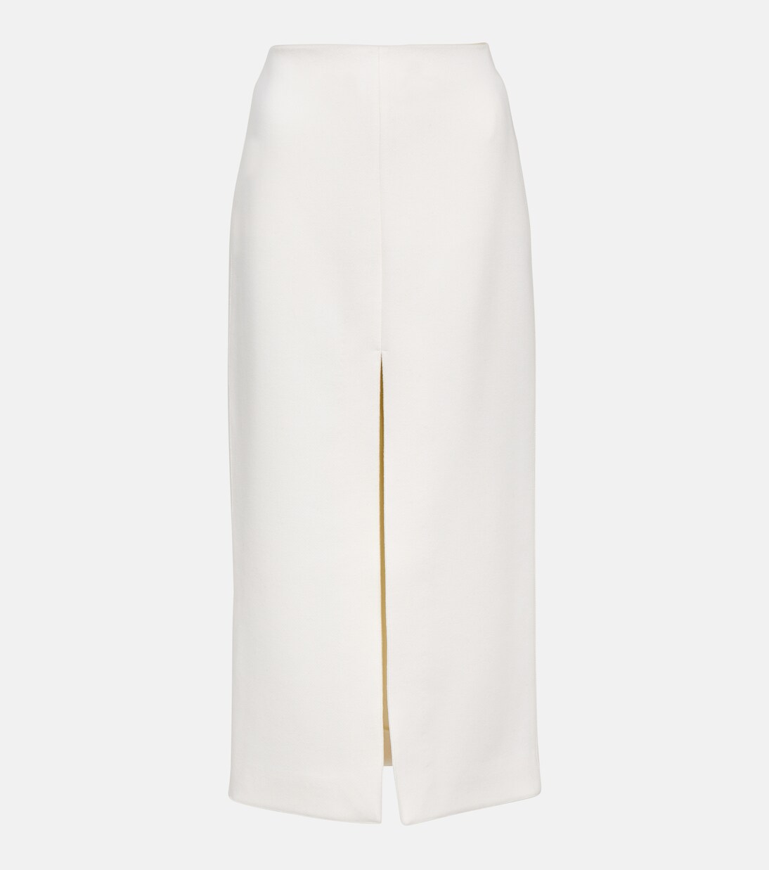 Falda midi de mezcla de lana | Patou