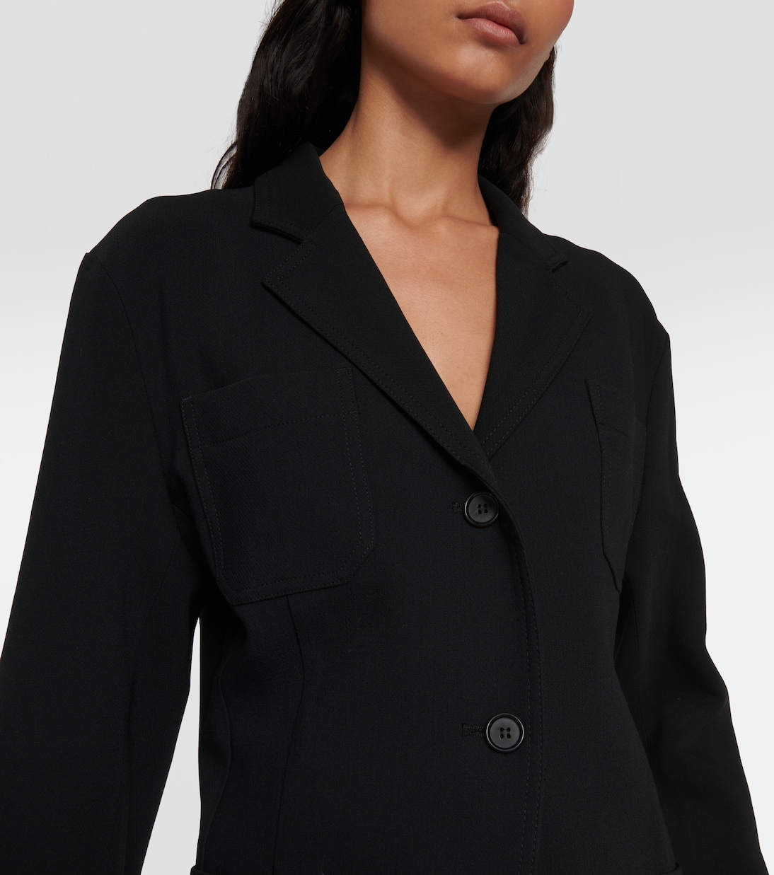 Blazer monopetto in crêpe | Toteme