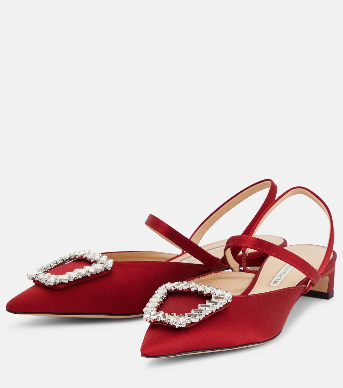 Pumps Katrina in raso con decorazione | Emilia Wickstead