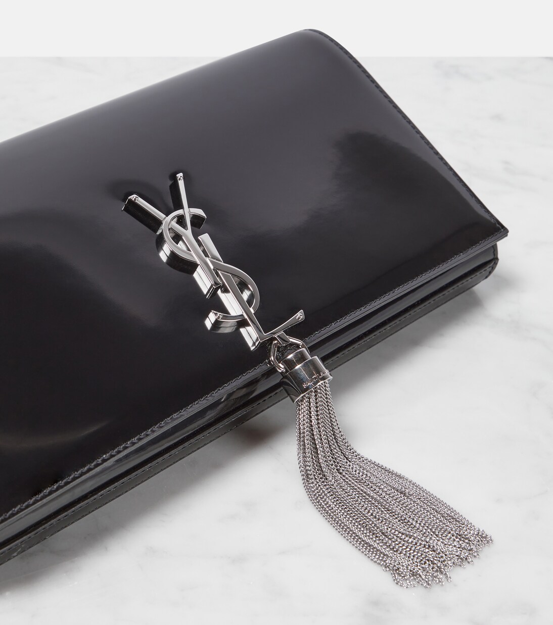 Kate monogram leather clutch online