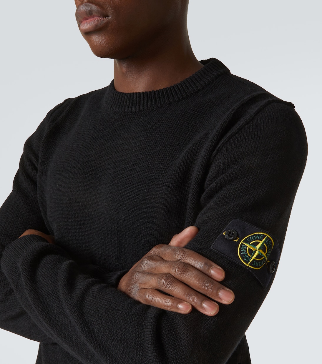 Compass wool-blend sweater | Stone Island