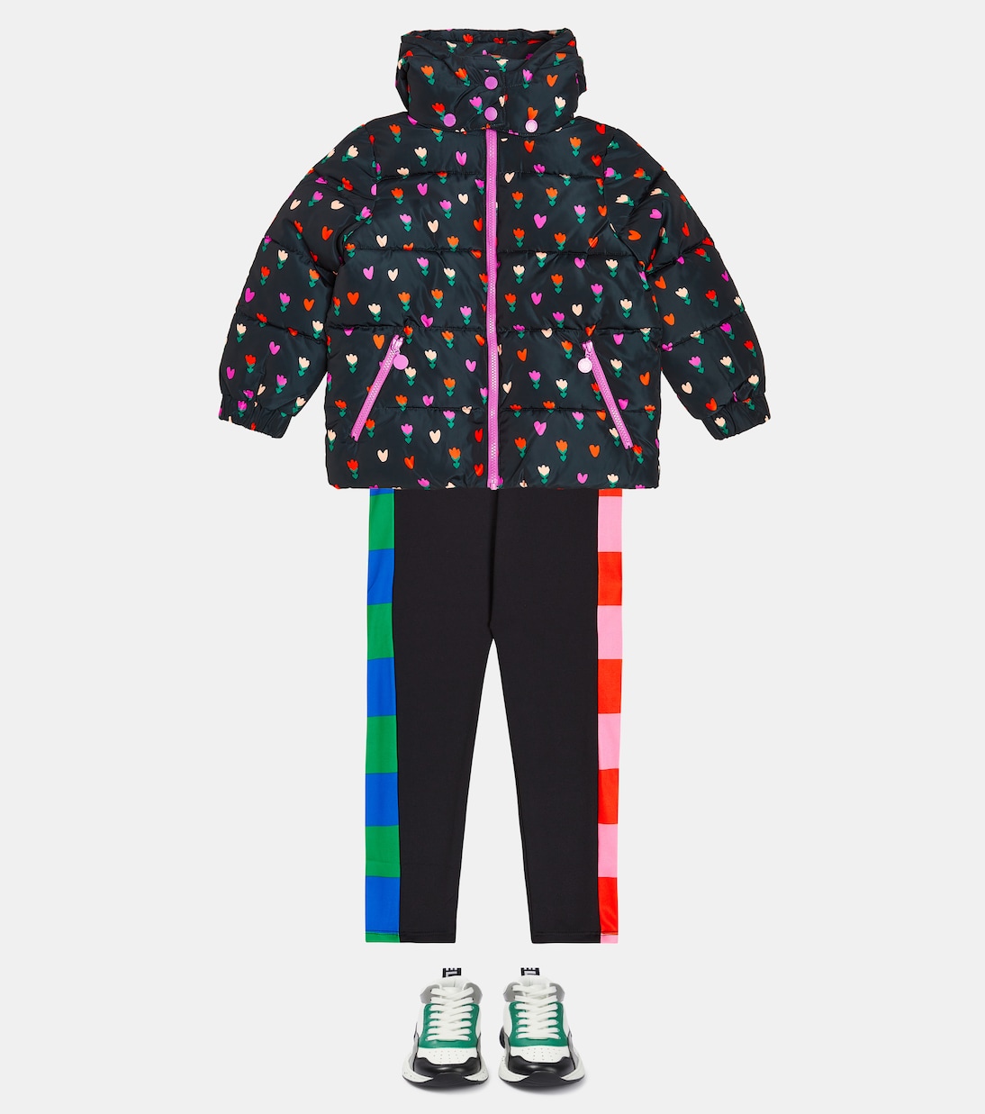 Floral puffer jacket | Stella McCartney Kids