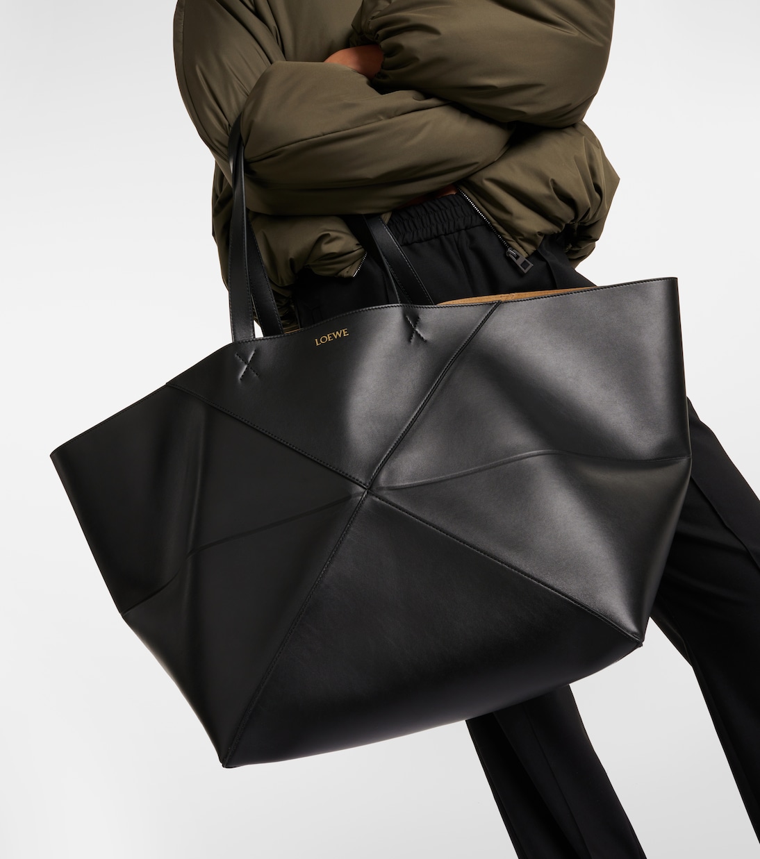 Borsa Puzzle Fold XL in pelle | Loewe