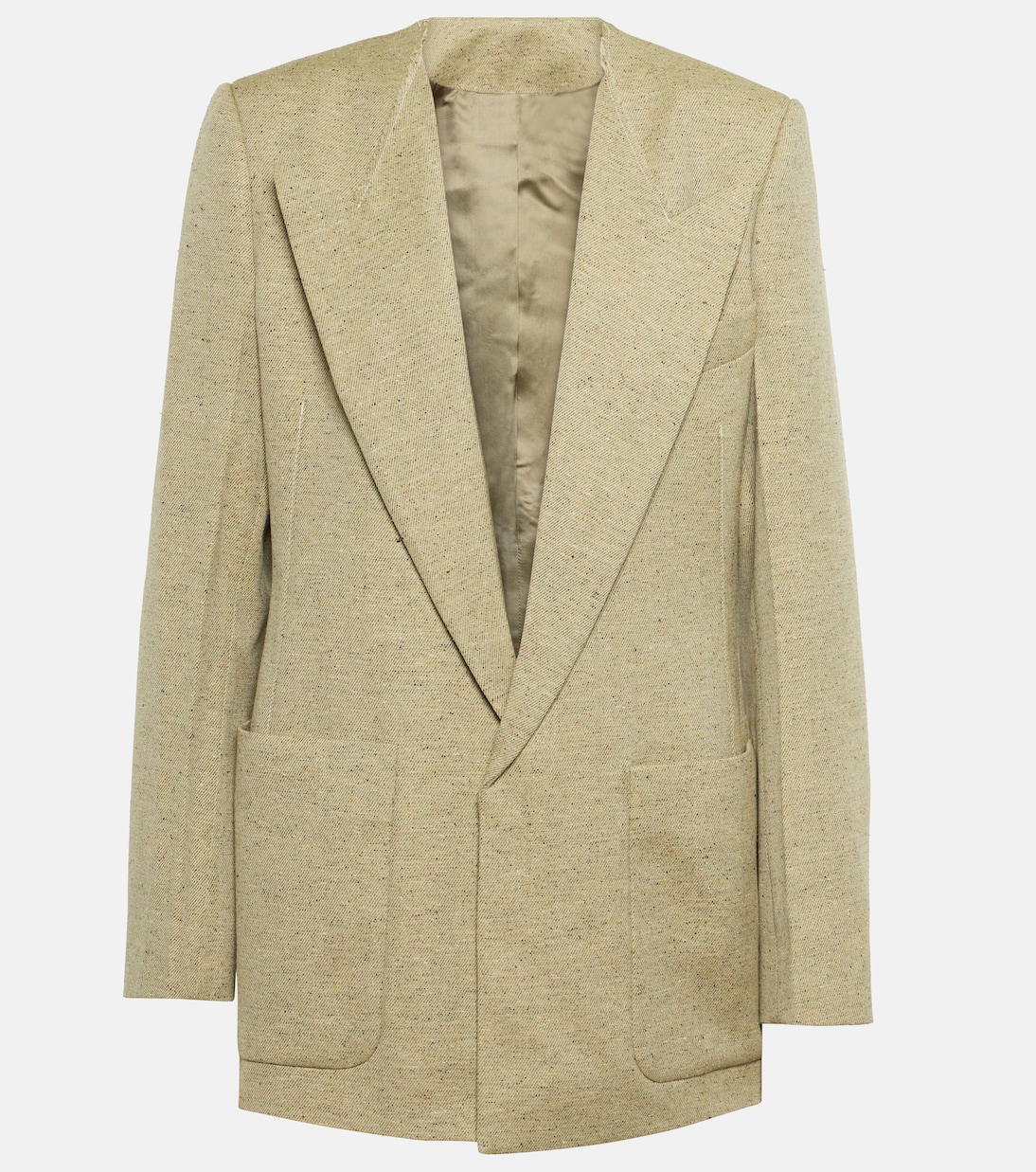 Blazer monopetto in misto lana | Victoria Beckham