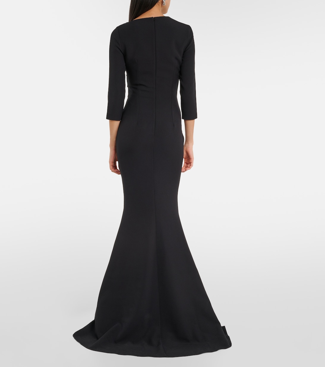 Robe Pollina aus Crêpe | Safiyaa