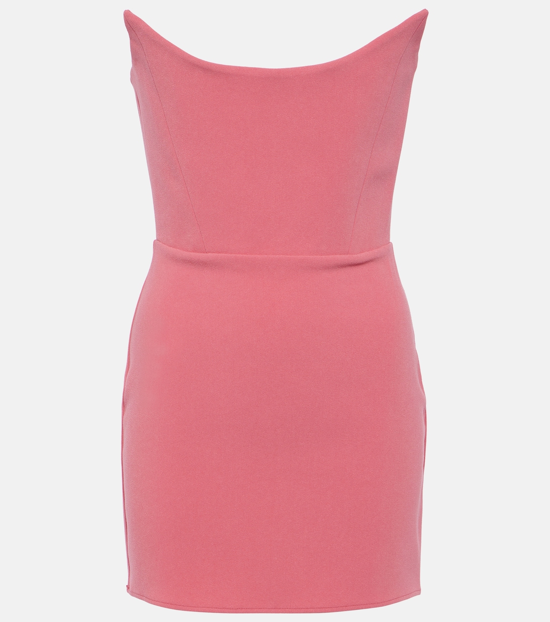 Strapless crepe minidress | Alex Perry