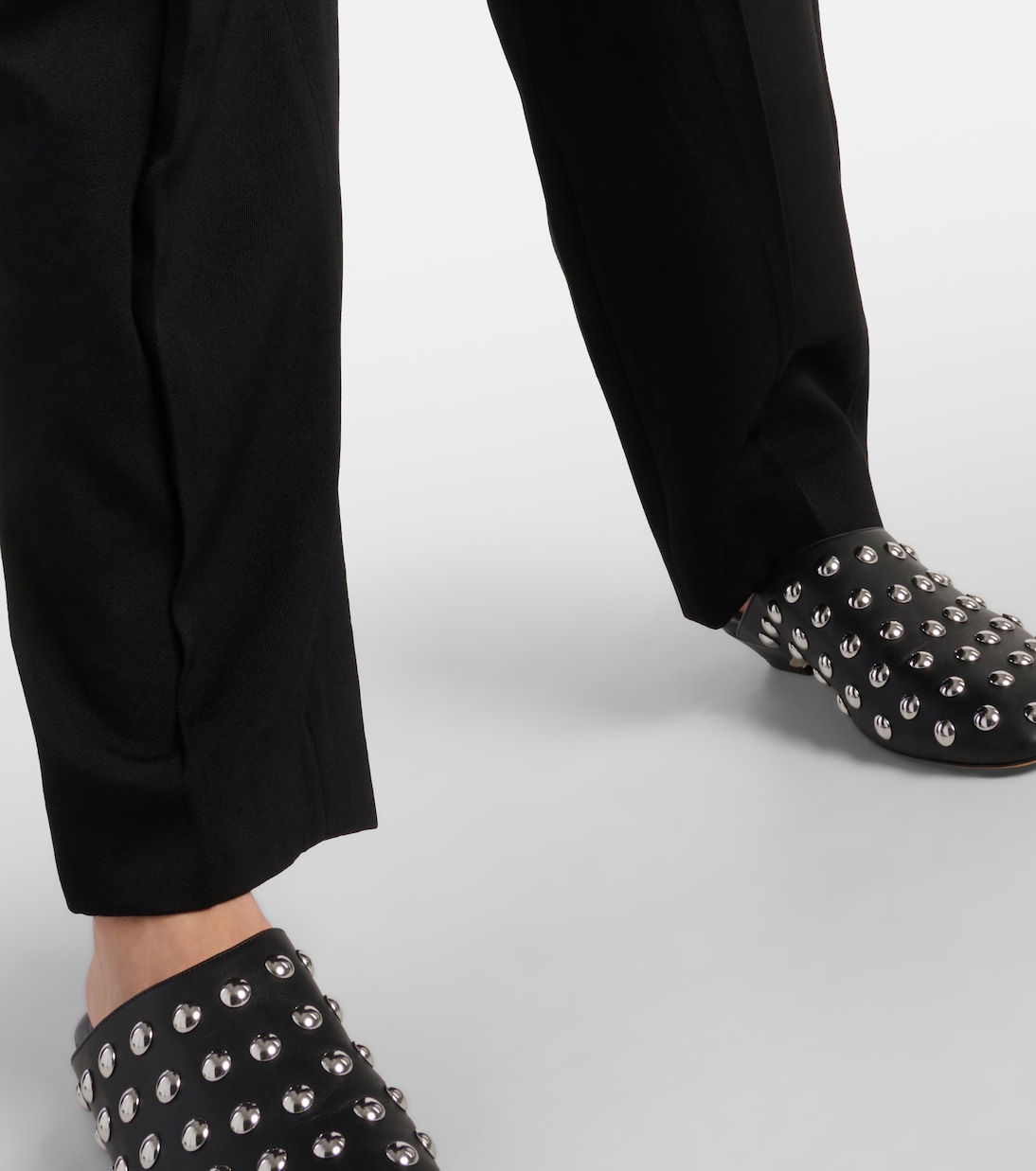 Pantalon droit Ashford en laine mélangée | Khaite