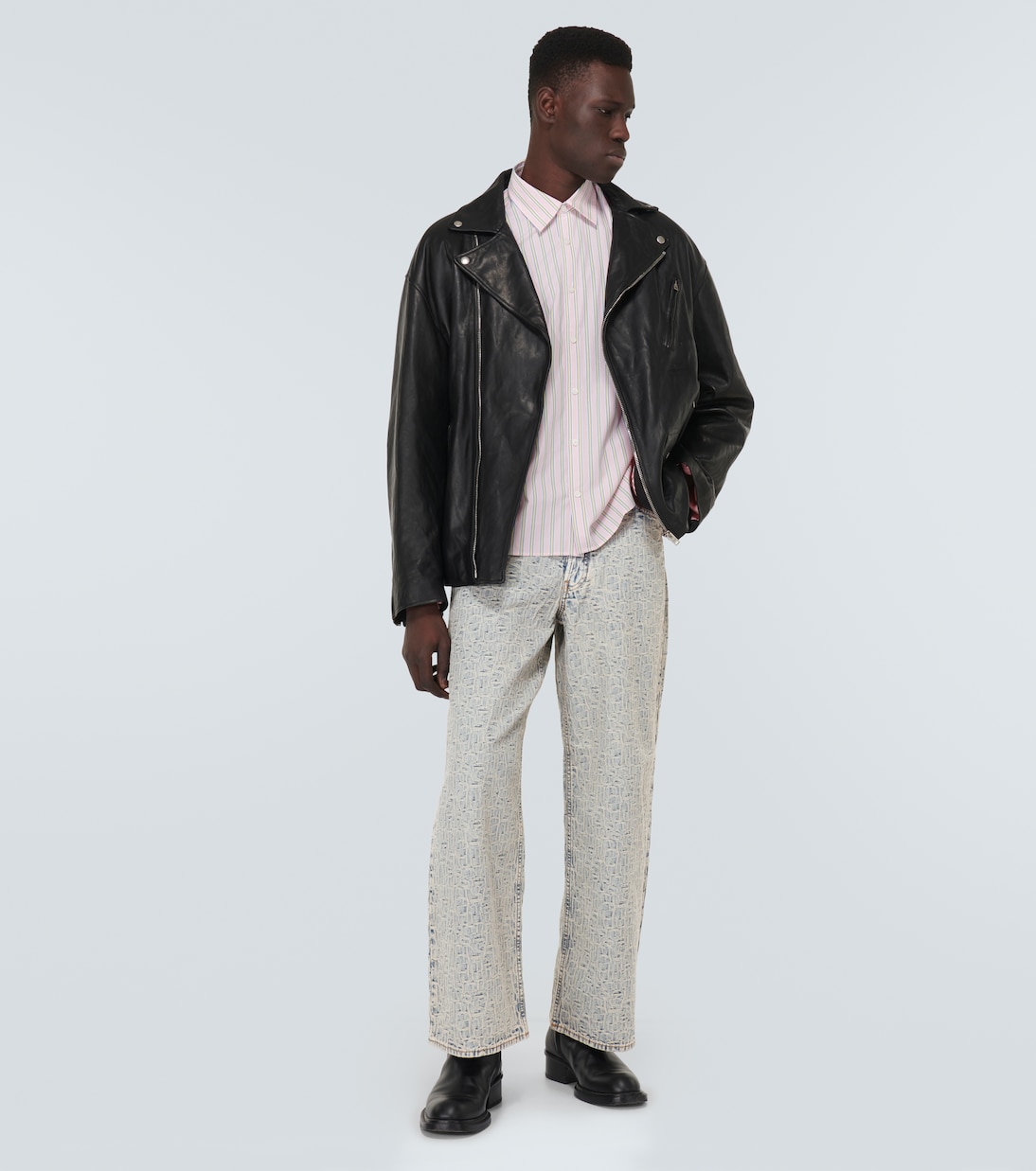 Jeans anchos 1981M con monograma | Acne Studios