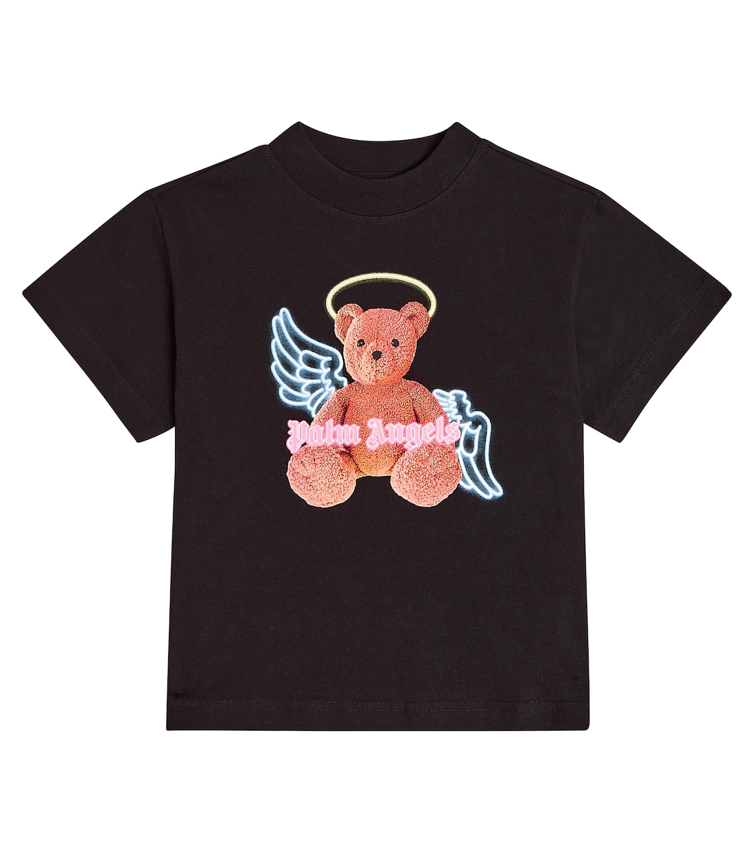 프린트 코튼 저지 티셔츠 | Palm Angels Kids