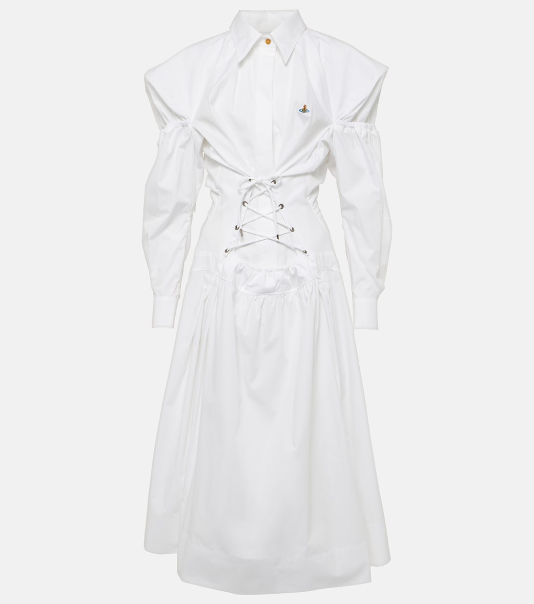 Abito midi Kate in popeline di cotone | Vivienne Westwood