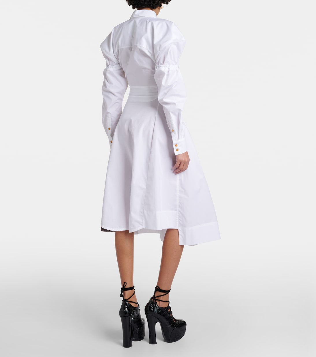 Abito midi Kate in popeline di cotone | Vivienne Westwood