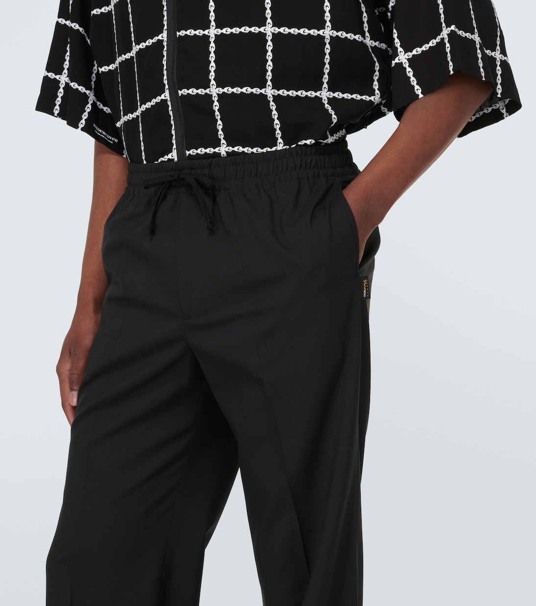 Pantalones rectos de tiro medio | Undercover