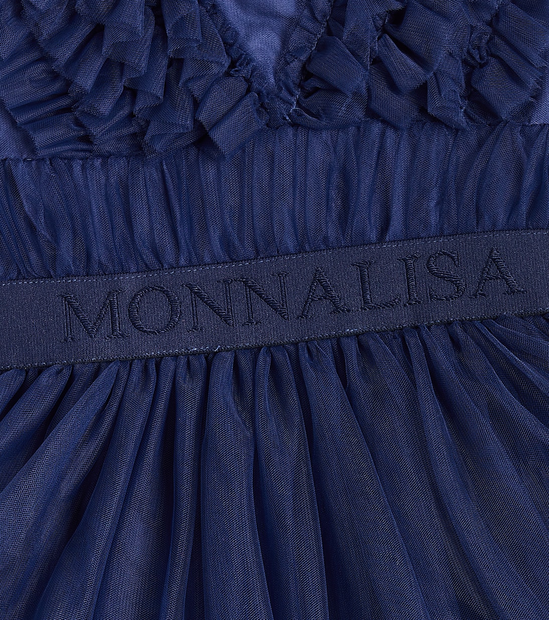 Abito in tulle con volant | Monnalisa