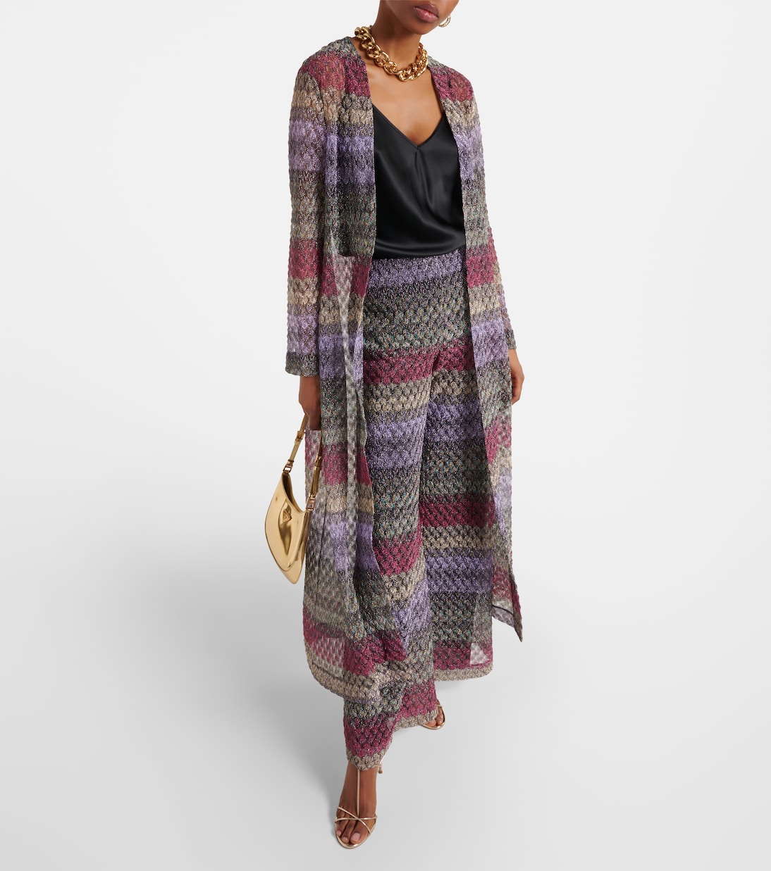 Cardigan in maglia con lamé | Missoni