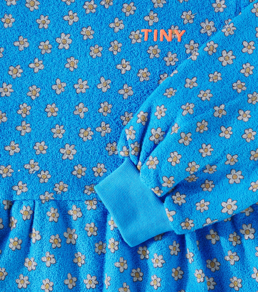 Kleid Daisies aus Frottee | Tinycottons