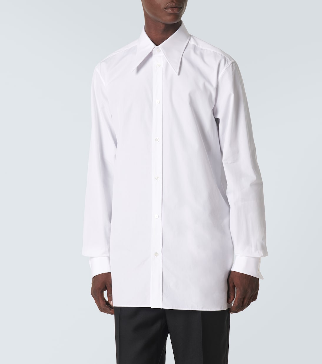 Camisa de popelín de algodón | Maison Margiela