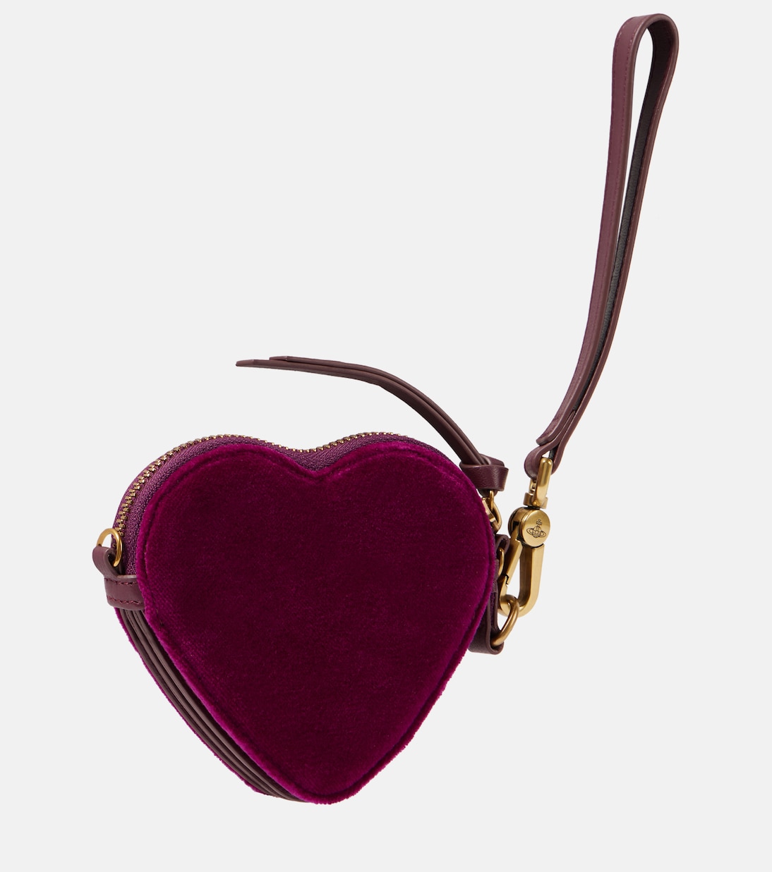 Portamonete in velluto VIVIENNE WESTWOOD con cinturino, stile giovane e chic