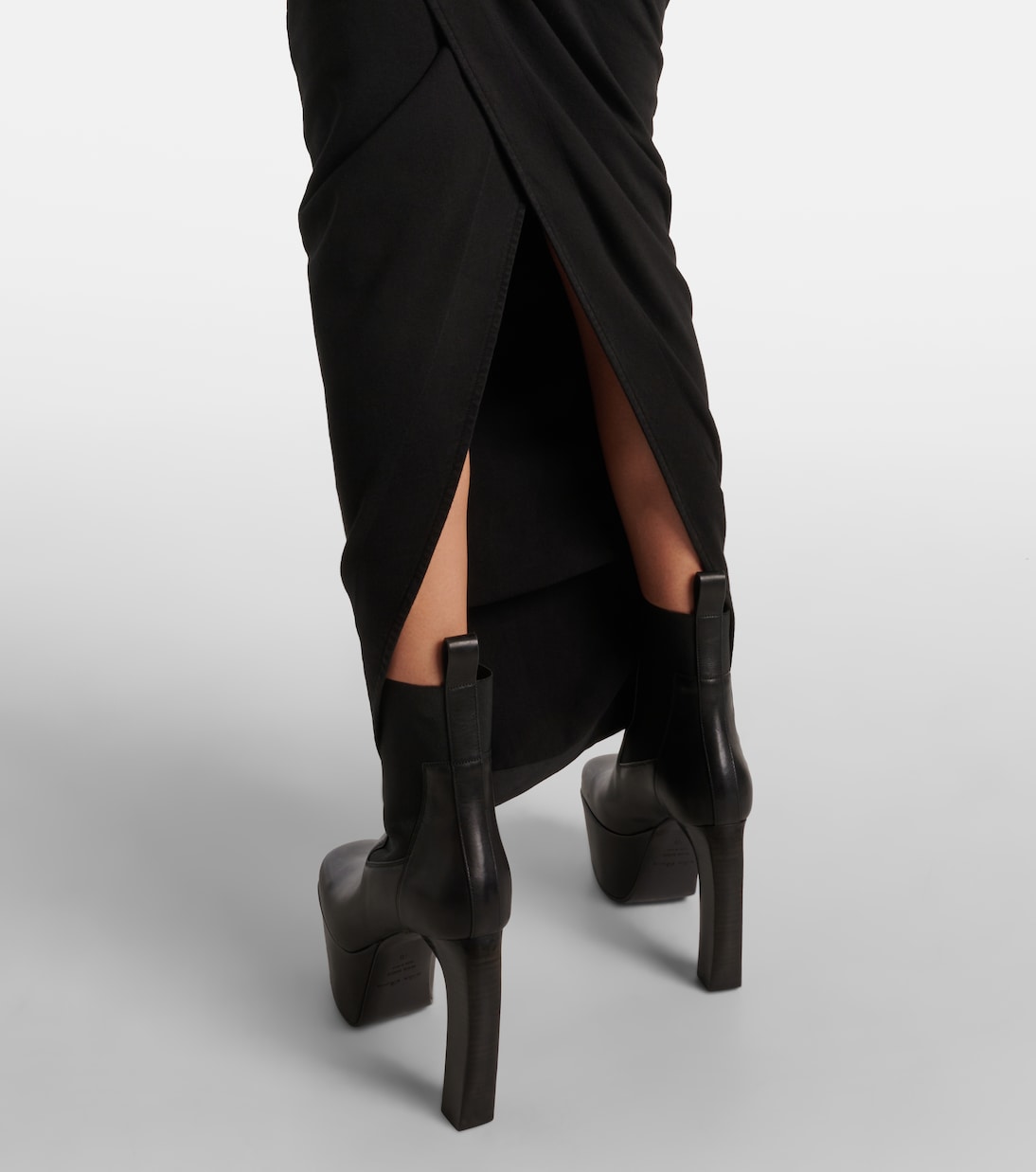 تنورة من الدنيم DRKSHDW Pillar | Rick Owens