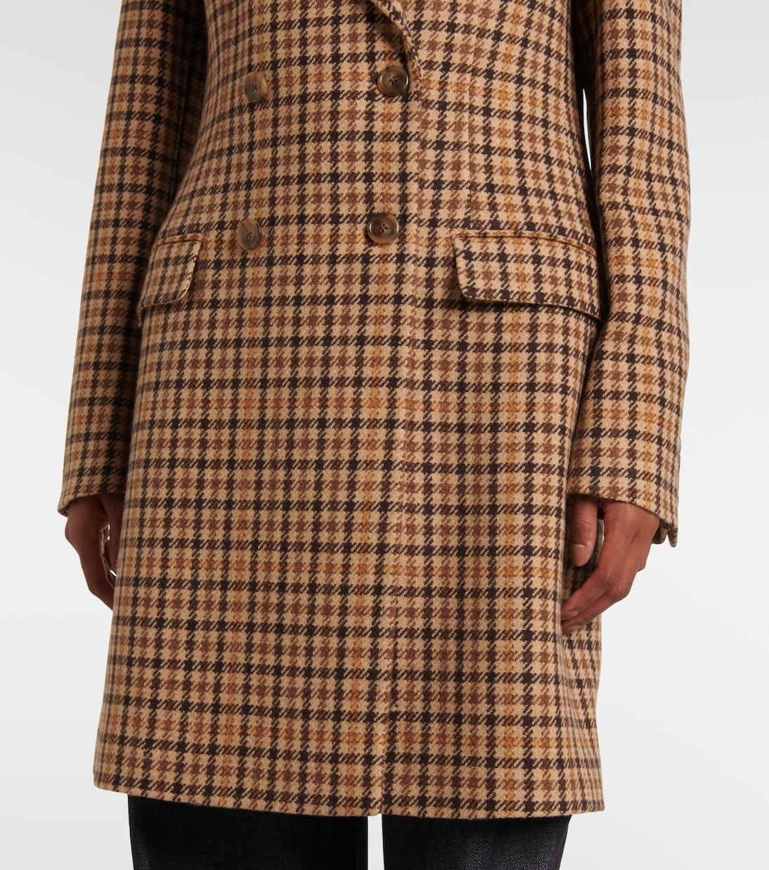 Abrigo de mezcla de lana con pata de gallo | Polo Ralph Lauren