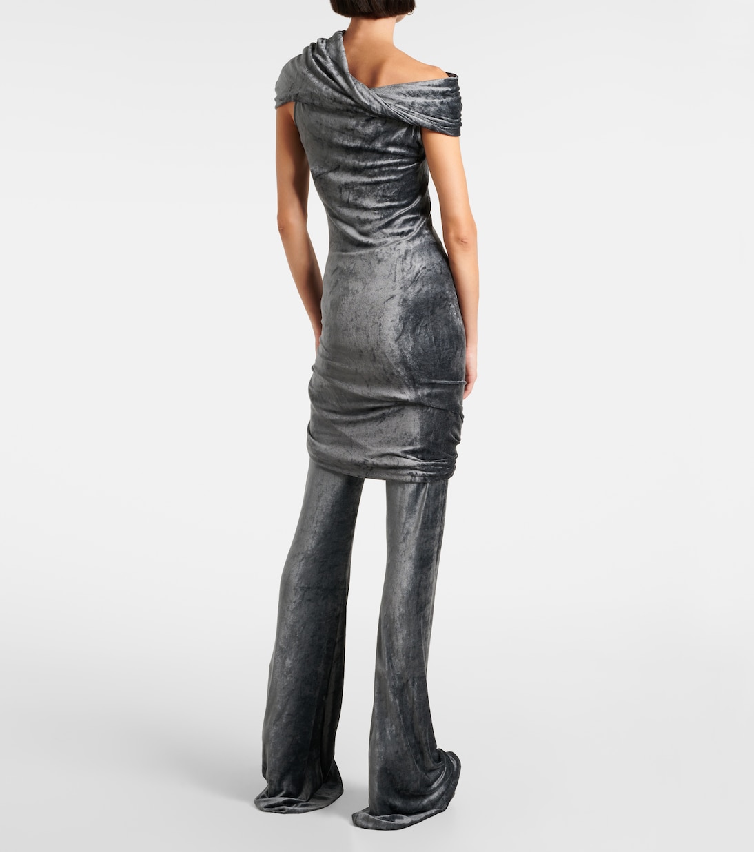 Robe Lola en velours | Rick Owens