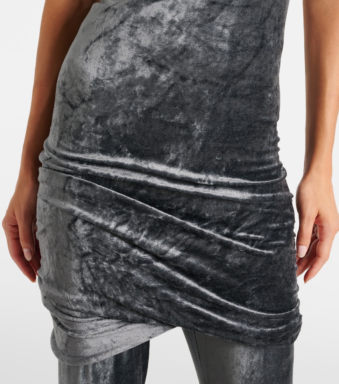 Robe Lola en velours | Rick Owens