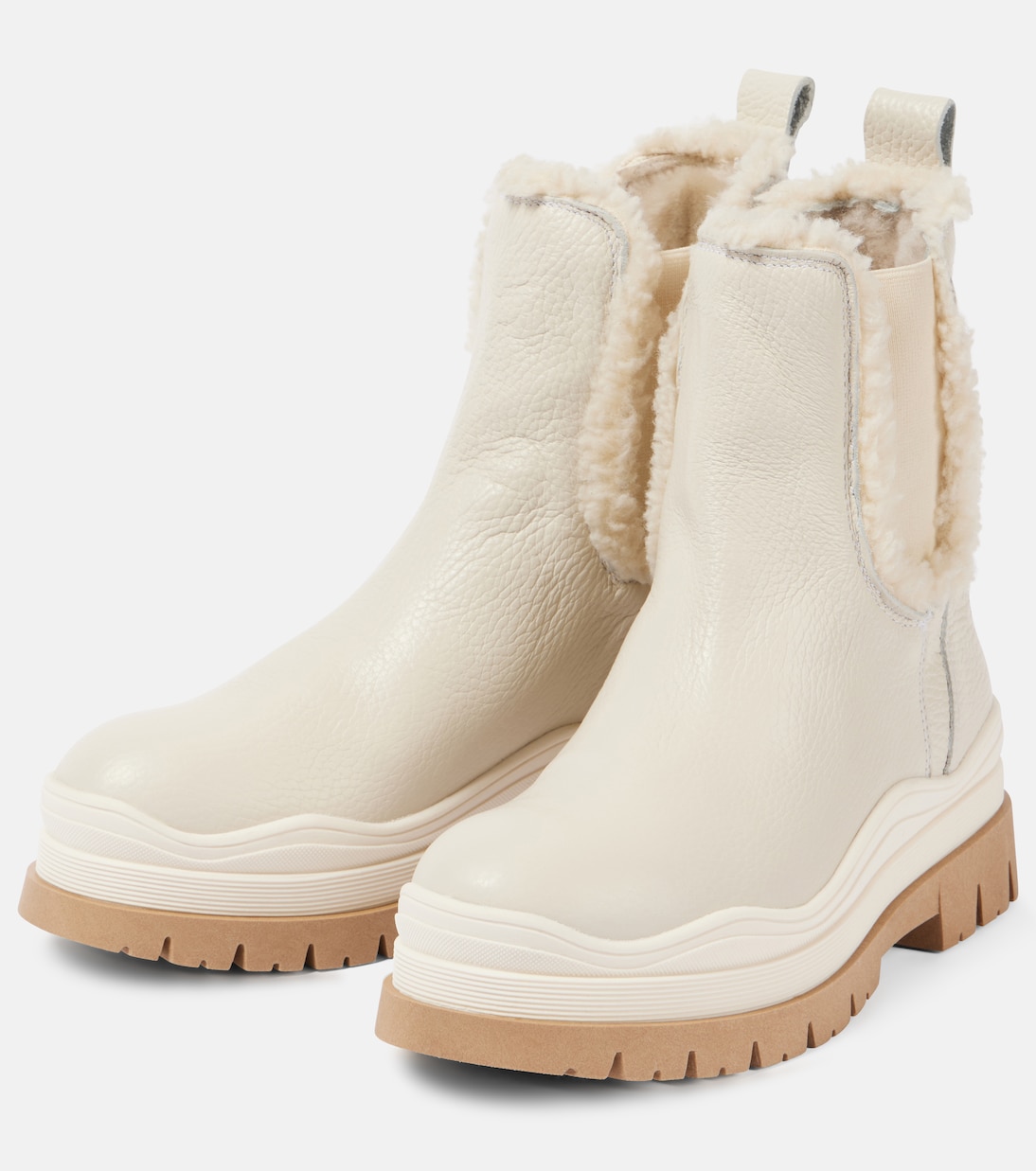 Chelsea Boots Arosa 8 aus Leder mit Shearling | Bogner