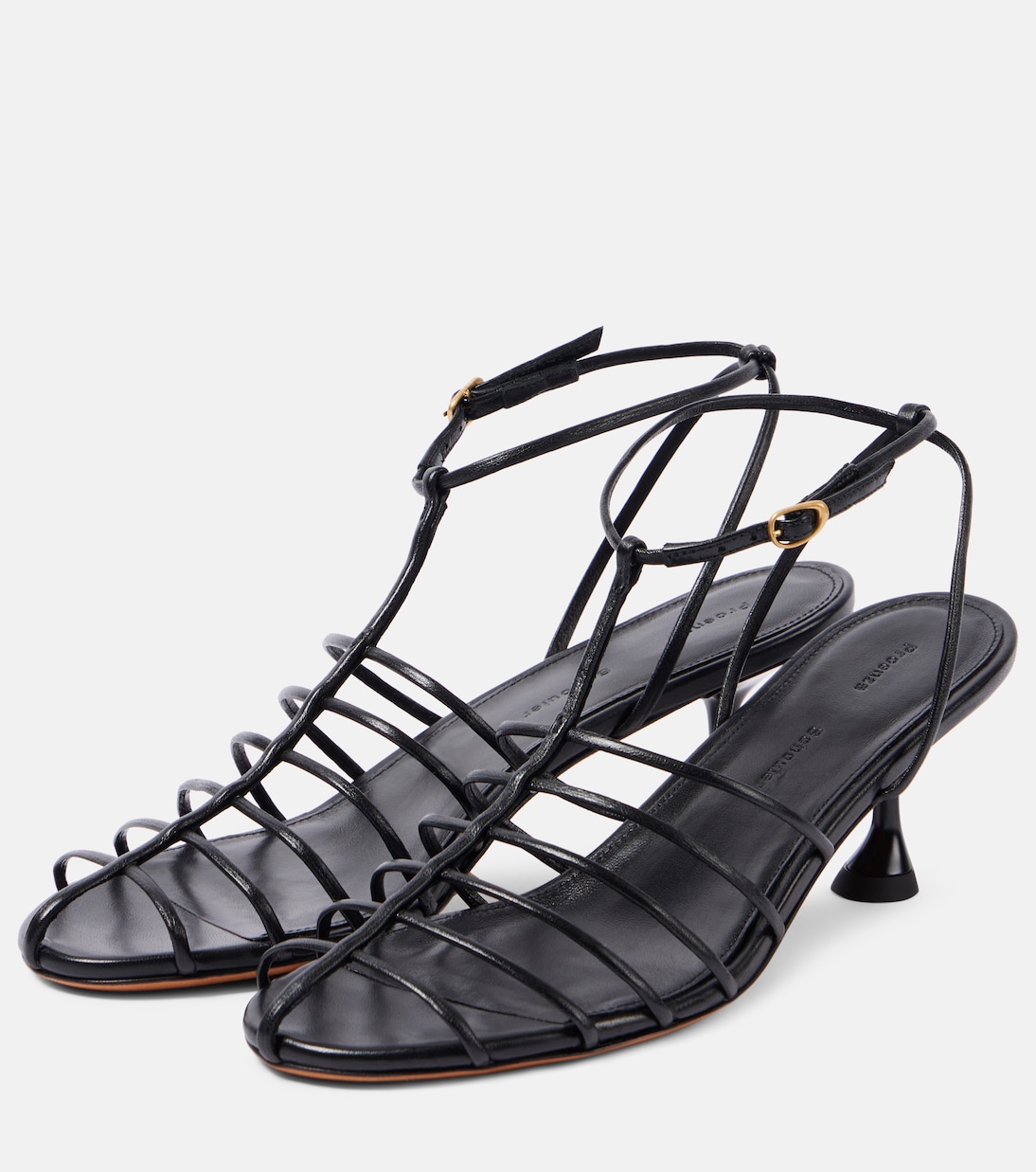 Tee Cage 60 leather sandals | Proenza Schouler