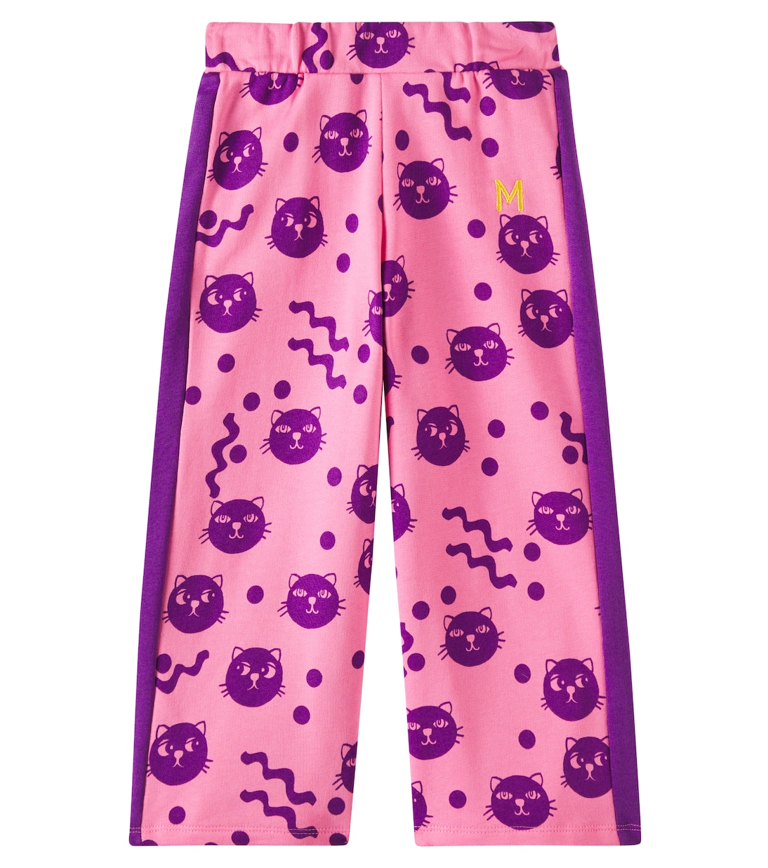 Pantalones deportivos Squiggly Cats de algodón | Mini Rodini