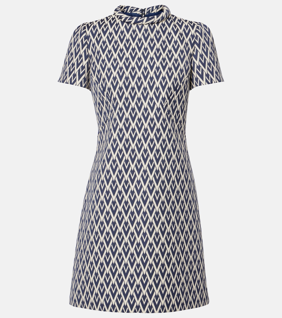 Wool jacquard minidress | Valentino